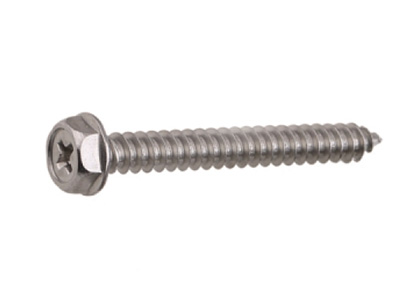 十字外六角带垫自攻钉